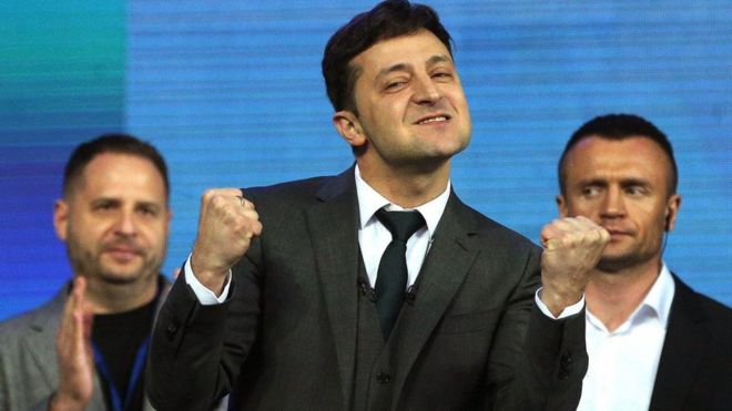 Wołodymyr Zelenski nowy Prezydent Ukraińy