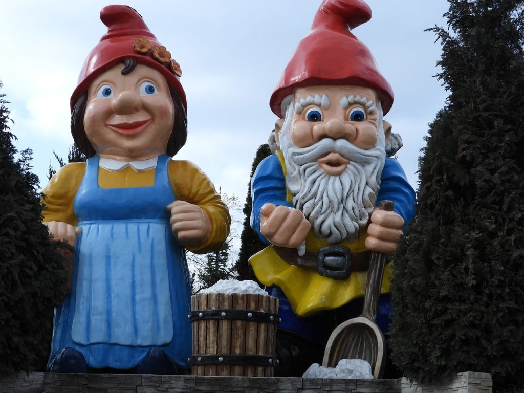 historia krasnali ogrodowych