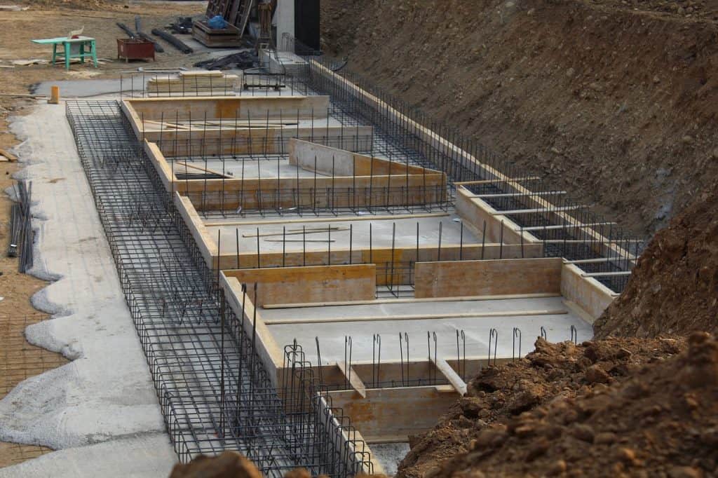 Fundament pod garaż